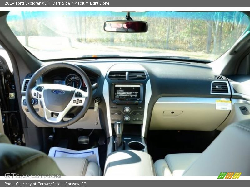 Dark Side / Medium Light Stone 2014 Ford Explorer XLT