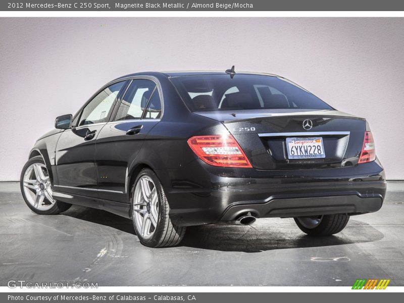 Magnetite Black Metallic / Almond Beige/Mocha 2012 Mercedes-Benz C 250 Sport