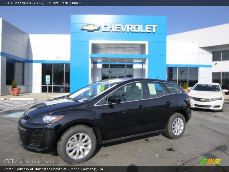Brilliant Black / Black 2010 Mazda CX-7 i SV