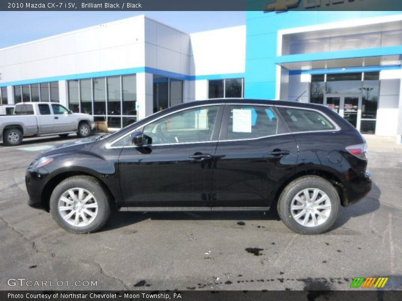 Brilliant Black / Black 2010 Mazda CX-7 i SV