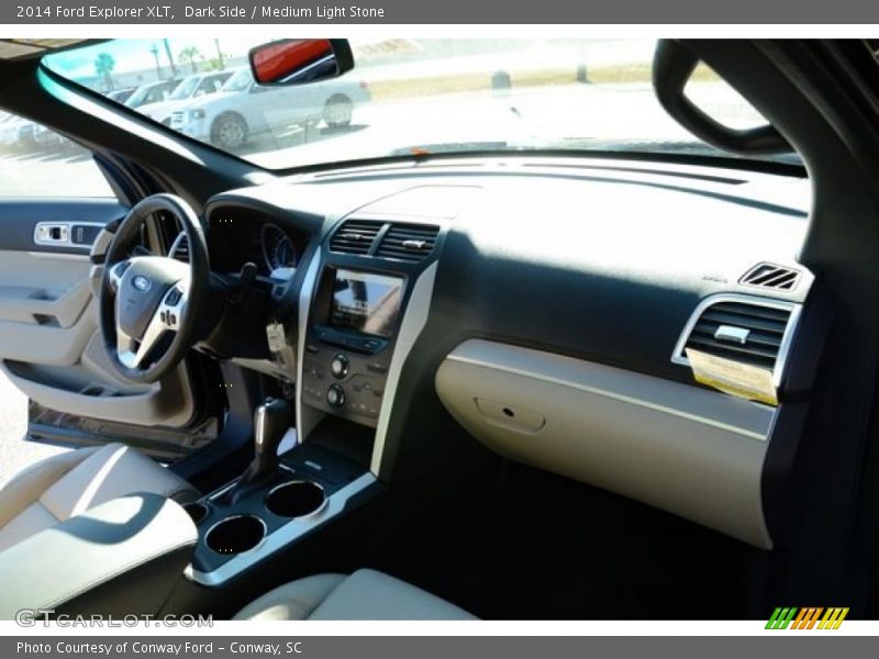 Dark Side / Medium Light Stone 2014 Ford Explorer XLT