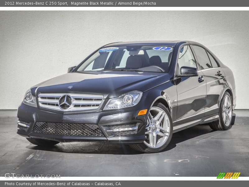 Magnetite Black Metallic / Almond Beige/Mocha 2012 Mercedes-Benz C 250 Sport