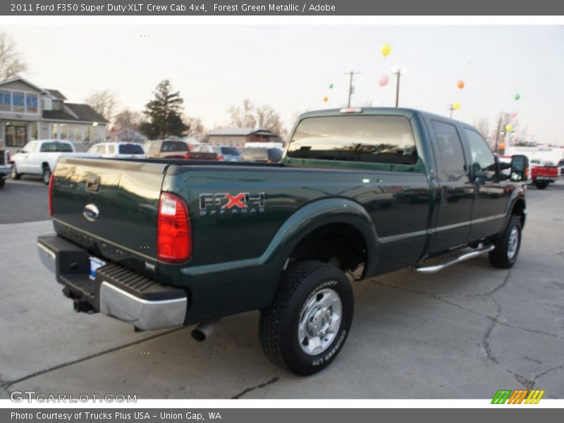 Forest Green Metallic / Adobe 2011 Ford F350 Super Duty XLT Crew Cab 4x4