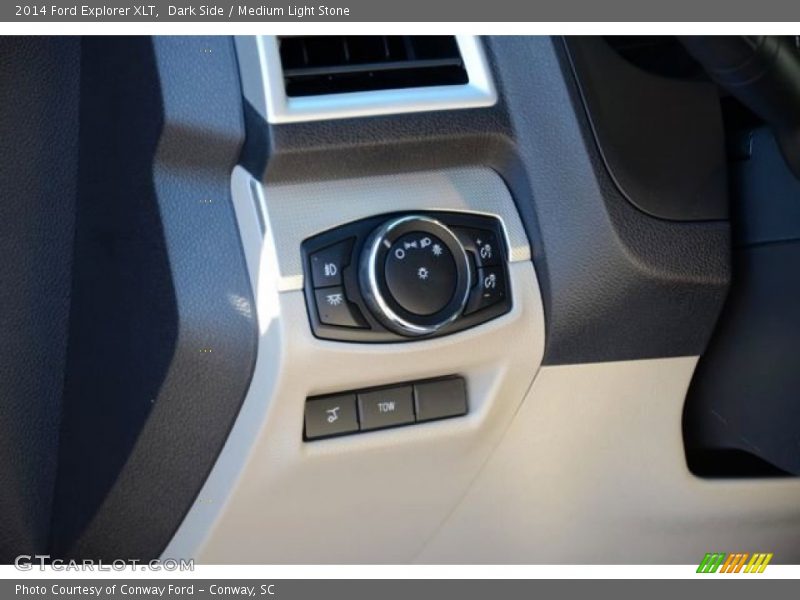Dark Side / Medium Light Stone 2014 Ford Explorer XLT