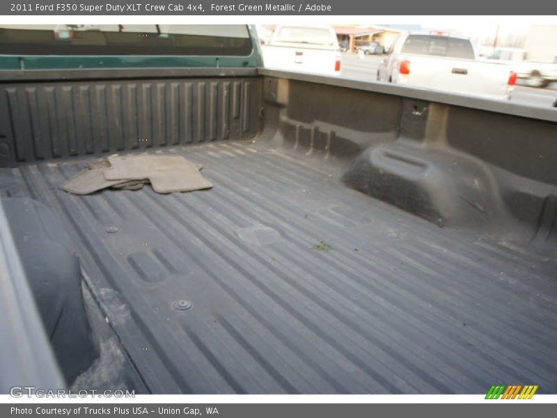 Forest Green Metallic / Adobe 2011 Ford F350 Super Duty XLT Crew Cab 4x4