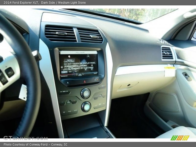Dark Side / Medium Light Stone 2014 Ford Explorer XLT