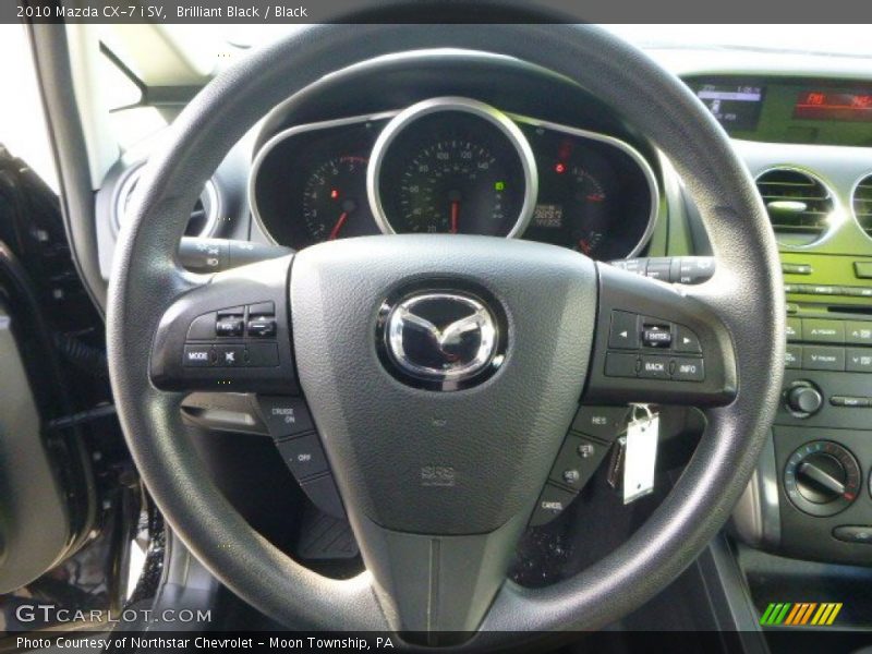 Brilliant Black / Black 2010 Mazda CX-7 i SV