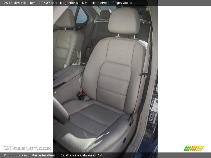 Magnetite Black Metallic / Almond Beige/Mocha 2012 Mercedes-Benz C 250 Sport