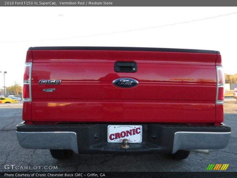 Vermillion Red / Medium Stone 2010 Ford F150 XL SuperCab