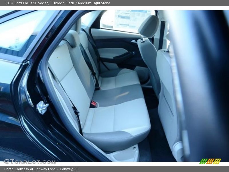 Tuxedo Black / Medium Light Stone 2014 Ford Focus SE Sedan