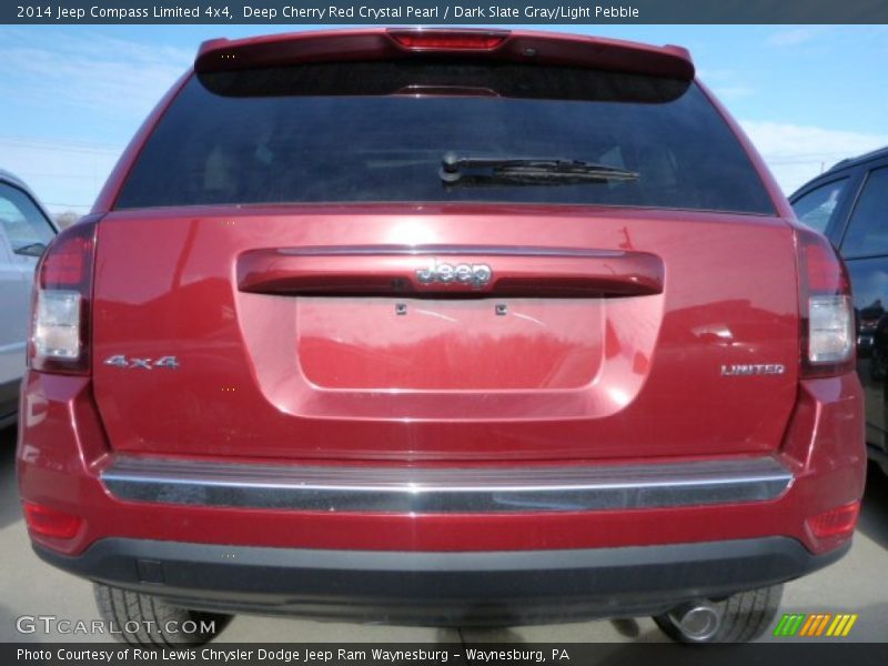 Deep Cherry Red Crystal Pearl / Dark Slate Gray/Light Pebble 2014 Jeep Compass Limited 4x4