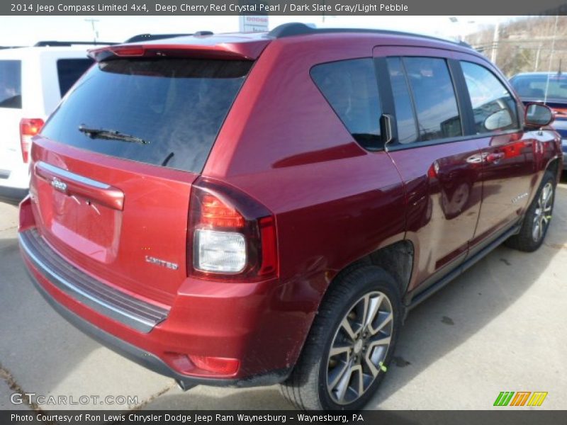 Deep Cherry Red Crystal Pearl / Dark Slate Gray/Light Pebble 2014 Jeep Compass Limited 4x4
