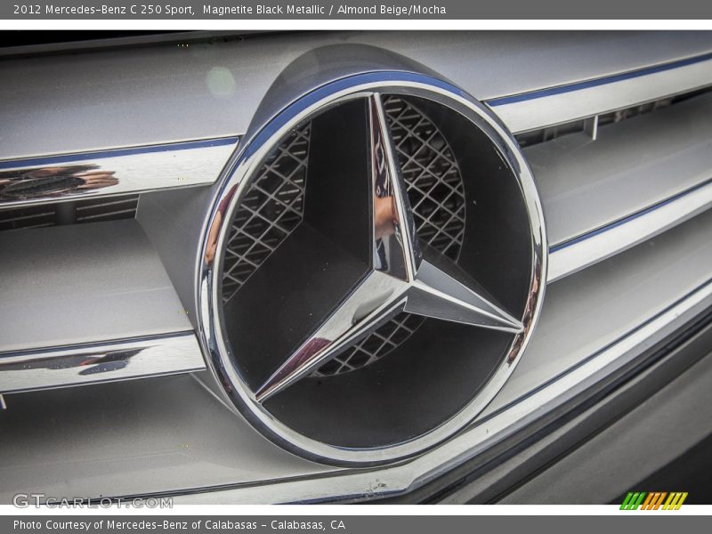 Magnetite Black Metallic / Almond Beige/Mocha 2012 Mercedes-Benz C 250 Sport