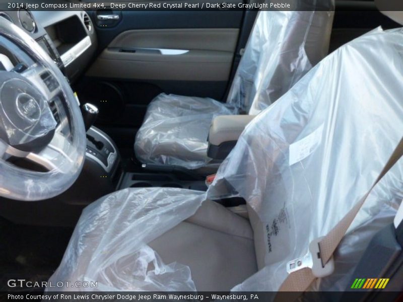 Deep Cherry Red Crystal Pearl / Dark Slate Gray/Light Pebble 2014 Jeep Compass Limited 4x4