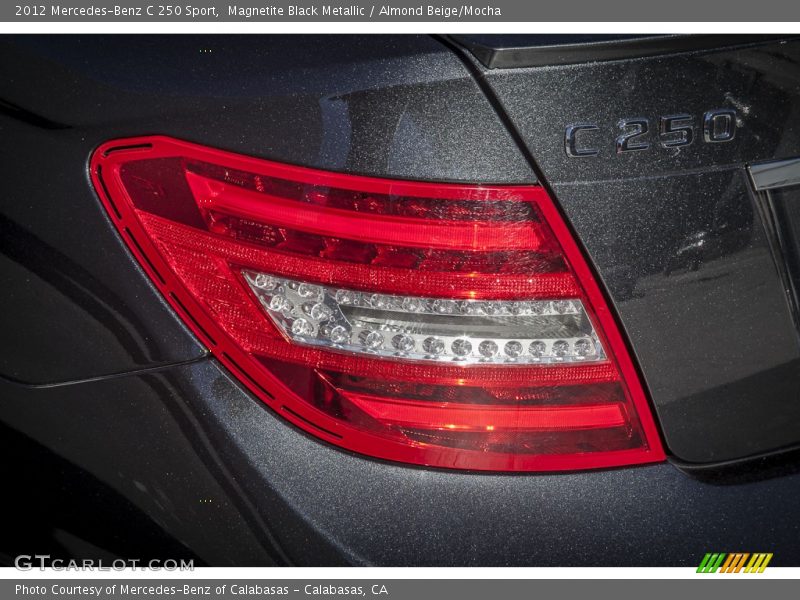 Magnetite Black Metallic / Almond Beige/Mocha 2012 Mercedes-Benz C 250 Sport