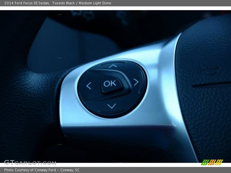 Tuxedo Black / Medium Light Stone 2014 Ford Focus SE Sedan