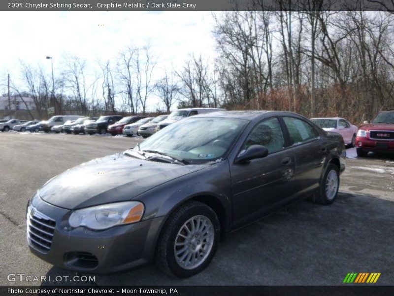 Graphite Metallic / Dark Slate Gray 2005 Chrysler Sebring Sedan