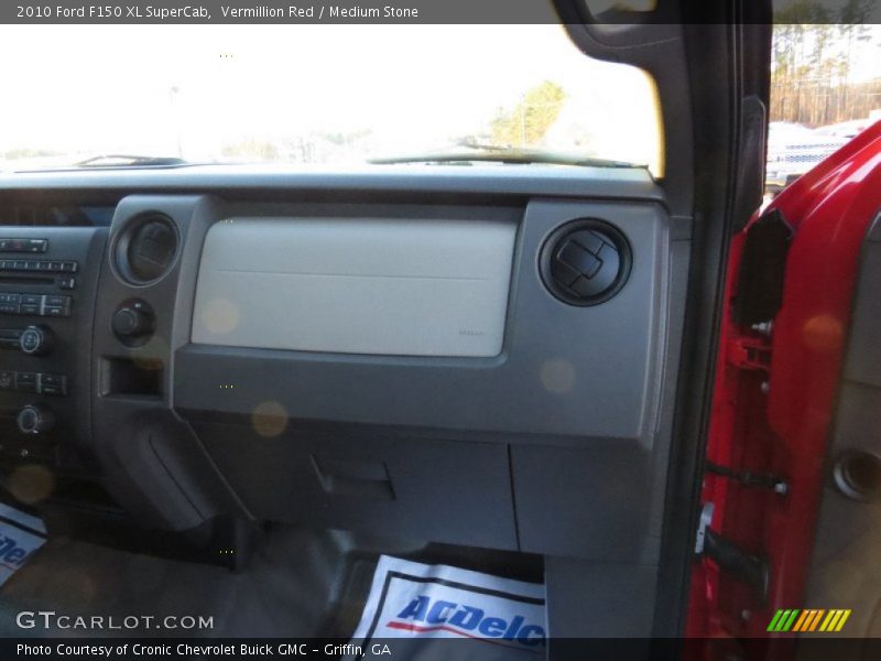 Vermillion Red / Medium Stone 2010 Ford F150 XL SuperCab