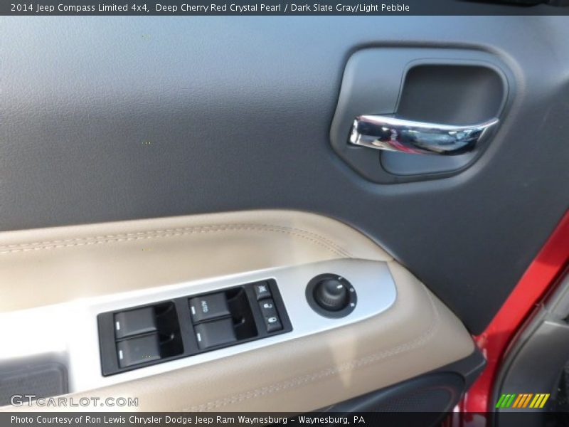 Deep Cherry Red Crystal Pearl / Dark Slate Gray/Light Pebble 2014 Jeep Compass Limited 4x4
