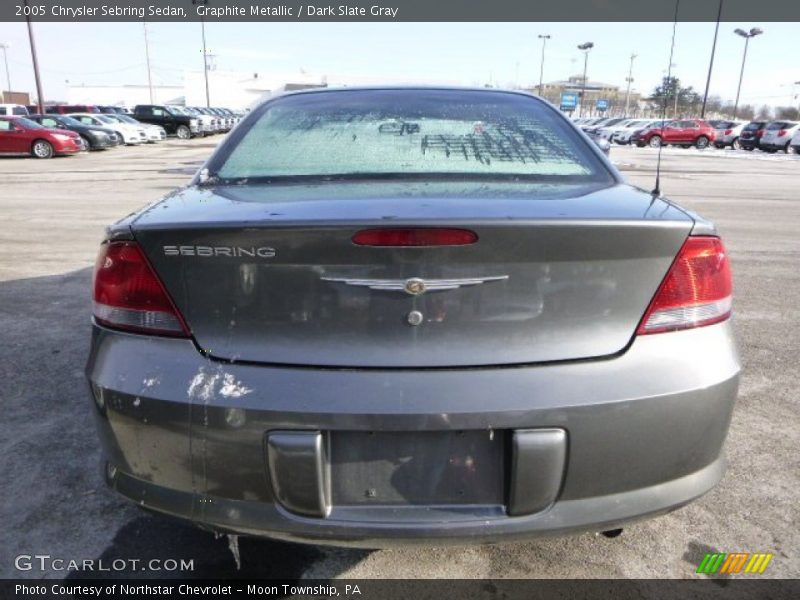 Graphite Metallic / Dark Slate Gray 2005 Chrysler Sebring Sedan