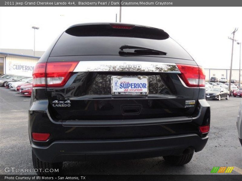 Blackberry Pearl / Dark Graystone/Medium Graystone 2011 Jeep Grand Cherokee Laredo 4x4