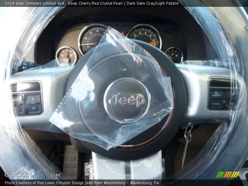 Deep Cherry Red Crystal Pearl / Dark Slate Gray/Light Pebble 2014 Jeep Compass Limited 4x4