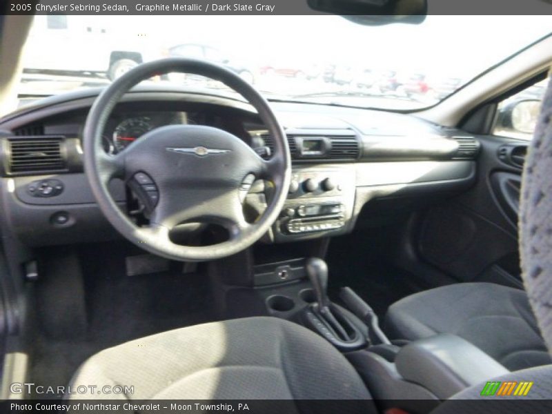 Graphite Metallic / Dark Slate Gray 2005 Chrysler Sebring Sedan