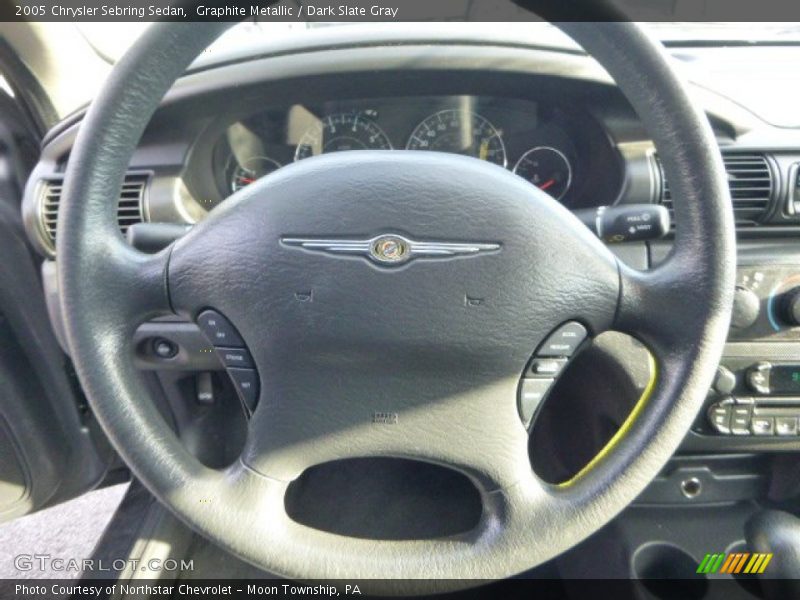 Graphite Metallic / Dark Slate Gray 2005 Chrysler Sebring Sedan