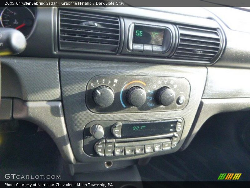 Graphite Metallic / Dark Slate Gray 2005 Chrysler Sebring Sedan