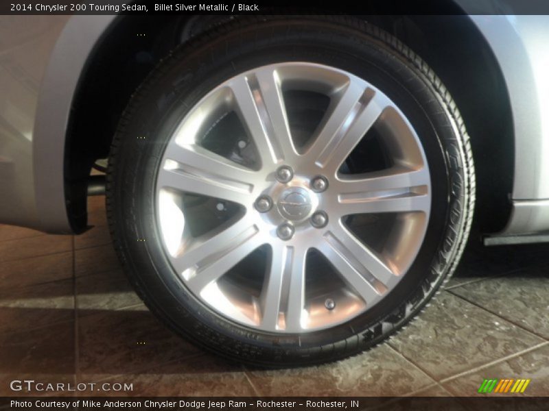 Billet Silver Metallic / Black 2014 Chrysler 200 Touring Sedan