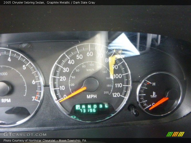 Graphite Metallic / Dark Slate Gray 2005 Chrysler Sebring Sedan