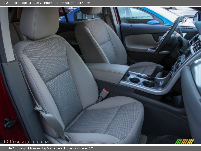 Ruby Red / Medium Light Stone 2013 Ford Edge SEL AWD