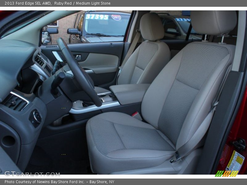 Ruby Red / Medium Light Stone 2013 Ford Edge SEL AWD