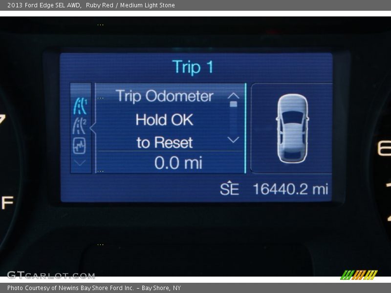 Ruby Red / Medium Light Stone 2013 Ford Edge SEL AWD