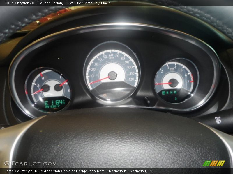 Billet Silver Metallic / Black 2014 Chrysler 200 Touring Sedan