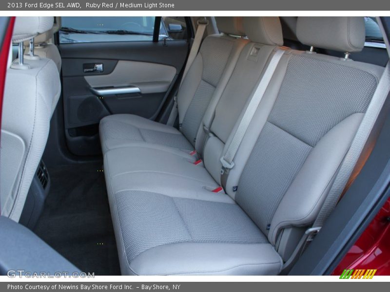 Ruby Red / Medium Light Stone 2013 Ford Edge SEL AWD