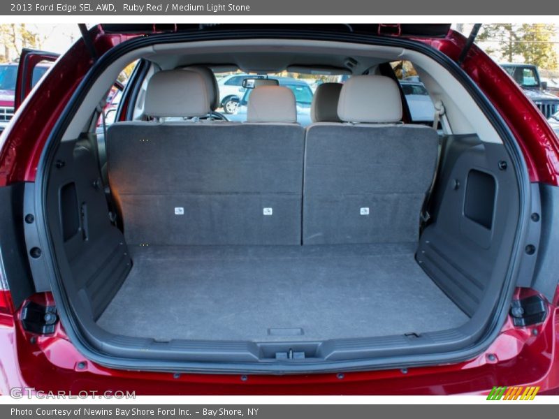 Ruby Red / Medium Light Stone 2013 Ford Edge SEL AWD