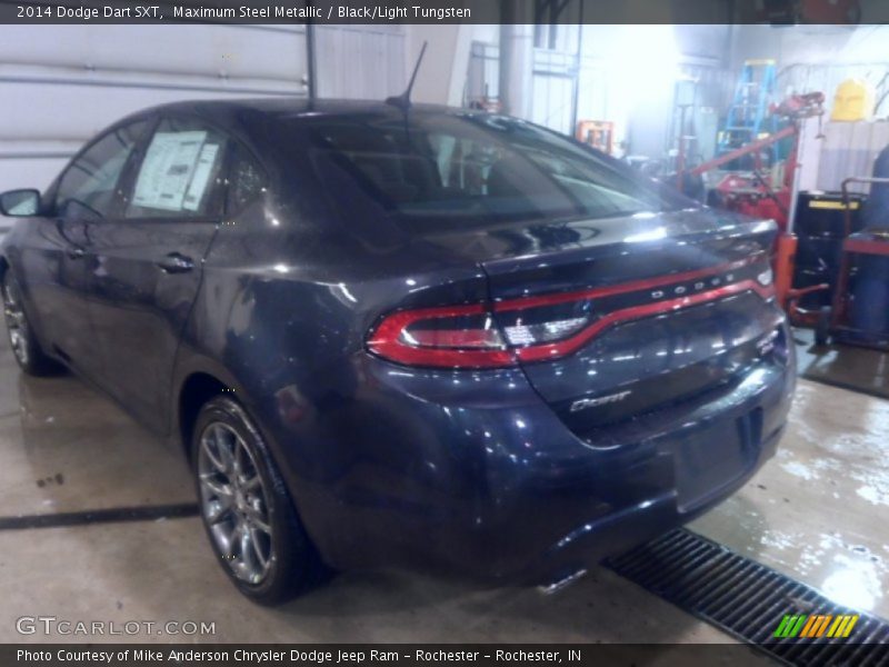 Maximum Steel Metallic / Black/Light Tungsten 2014 Dodge Dart SXT