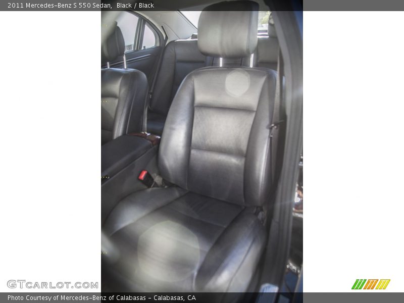 Black / Black 2011 Mercedes-Benz S 550 Sedan