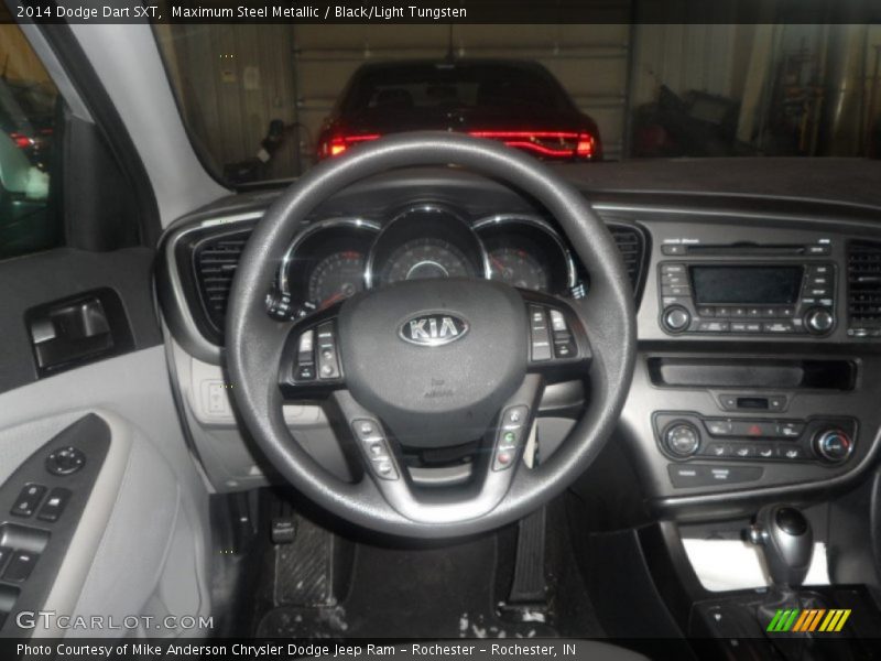 Maximum Steel Metallic / Black/Light Tungsten 2014 Dodge Dart SXT