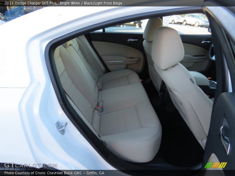 Bright White / Black/Light Frost Beige 2013 Dodge Charger SXT Plus