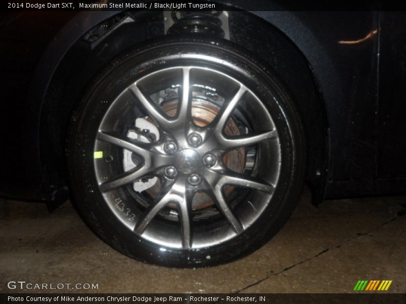 Maximum Steel Metallic / Black/Light Tungsten 2014 Dodge Dart SXT