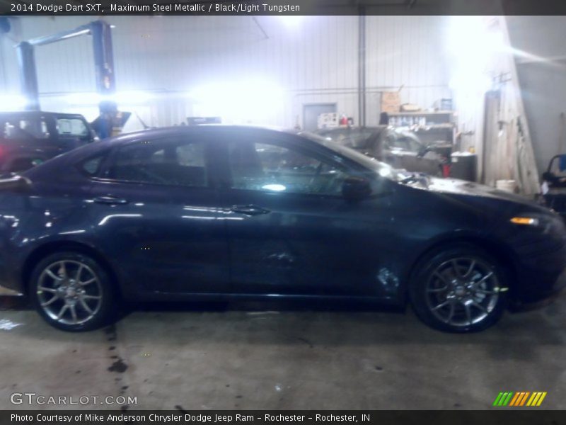 Maximum Steel Metallic / Black/Light Tungsten 2014 Dodge Dart SXT
