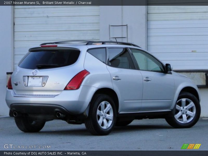 Brilliant Silver Metallic / Charcoal 2007 Nissan Murano SL