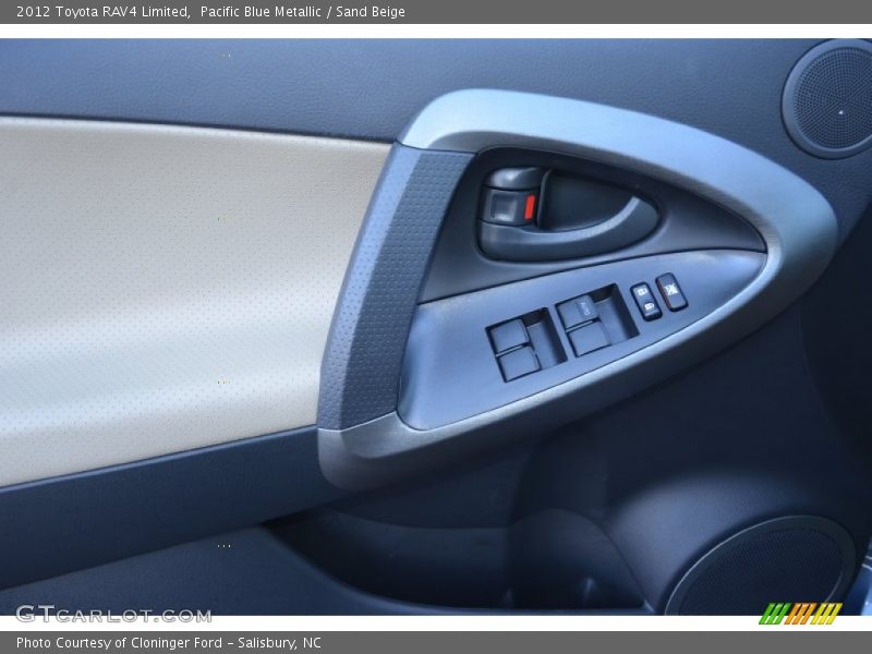 Pacific Blue Metallic / Sand Beige 2012 Toyota RAV4 Limited
