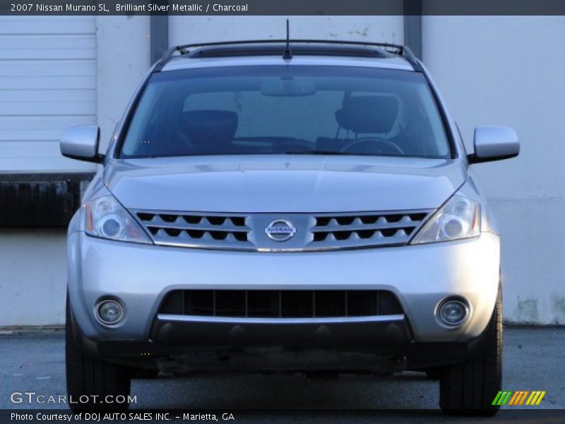 Brilliant Silver Metallic / Charcoal 2007 Nissan Murano SL