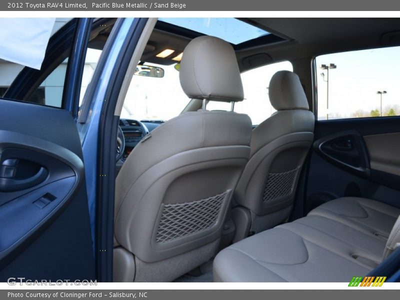 Pacific Blue Metallic / Sand Beige 2012 Toyota RAV4 Limited