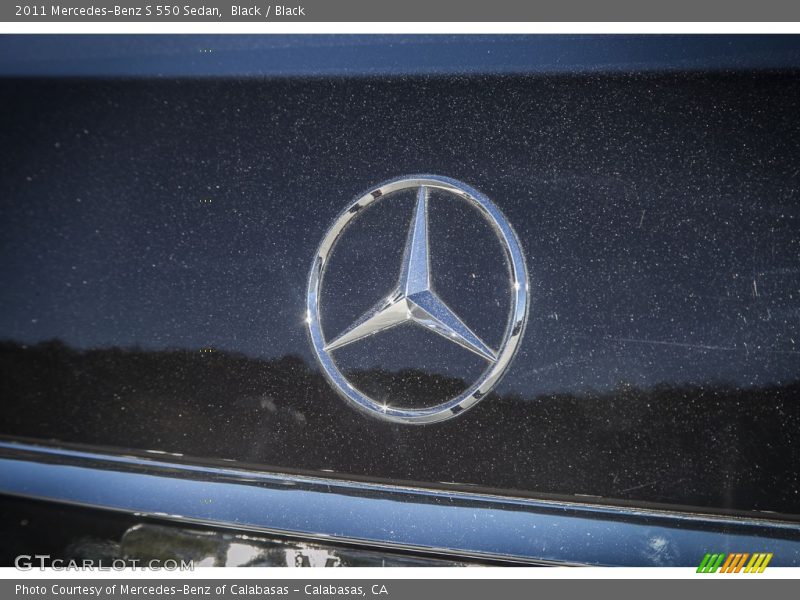 Black / Black 2011 Mercedes-Benz S 550 Sedan
