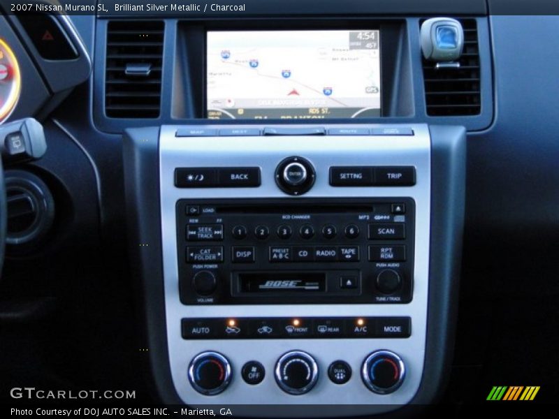 Brilliant Silver Metallic / Charcoal 2007 Nissan Murano SL