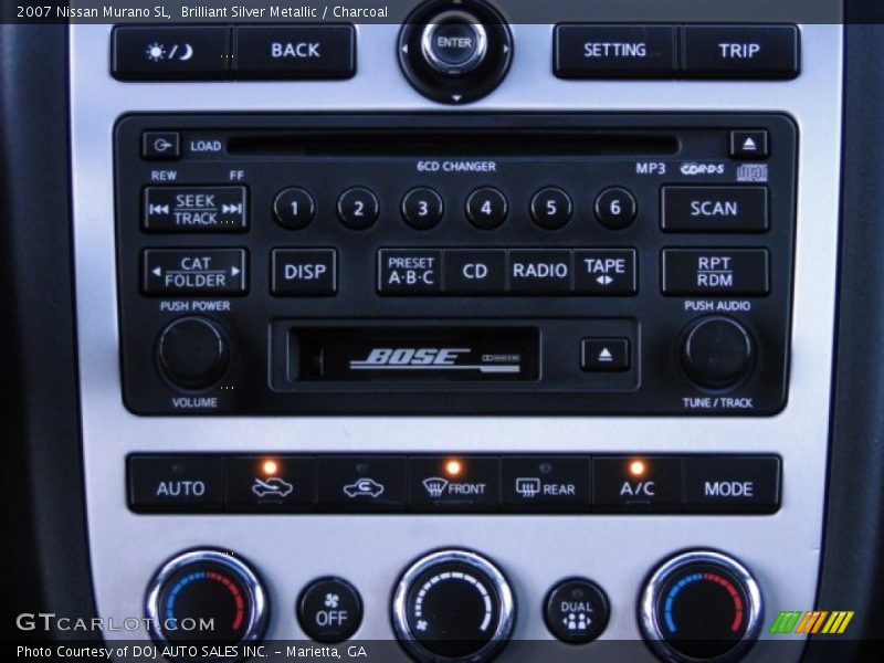 Brilliant Silver Metallic / Charcoal 2007 Nissan Murano SL